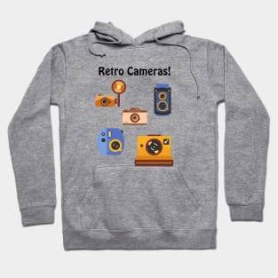 A collection of various Retro Cameras Hoodie